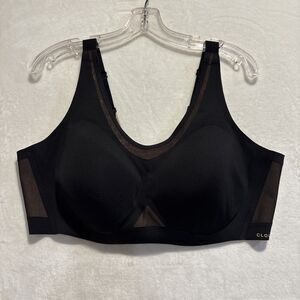 Honeylove Bra 2X Black Crossflex Activity Cloudfuse Wireless Comfort Support